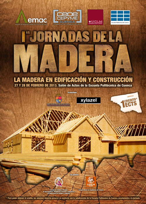 AEMAC celebra este miércoles y jueves una jornada para promover la madera en edificación y construcción