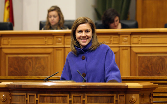 Cospedal recuerda a la oposición que hay que aceptar las reglas de la democracia y trabajar por los ciudadanos de Castilla-La Mancha