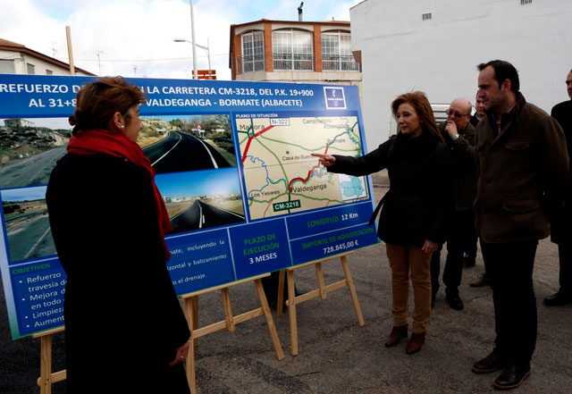 Marta García subraya los 4.385 kilómetros de mejora de las carreteras en la actual legislatura