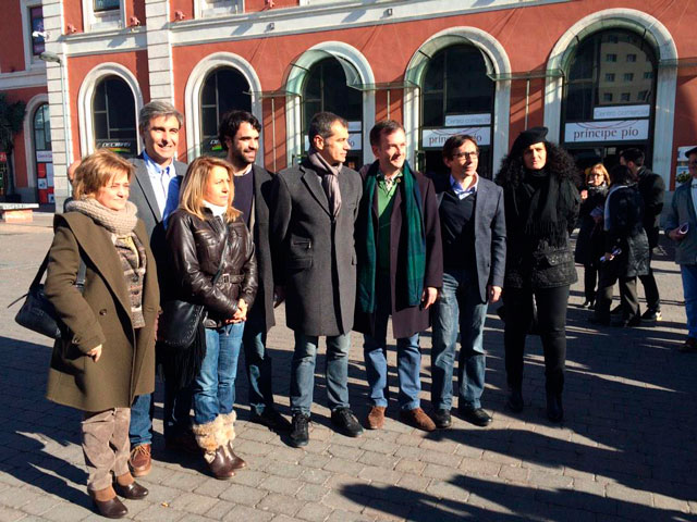 La candidata de UPyD a la presidencia de Castilla-La Mancha participa en Madrid en el acto de presentación del equipo de campaña del partido magenta