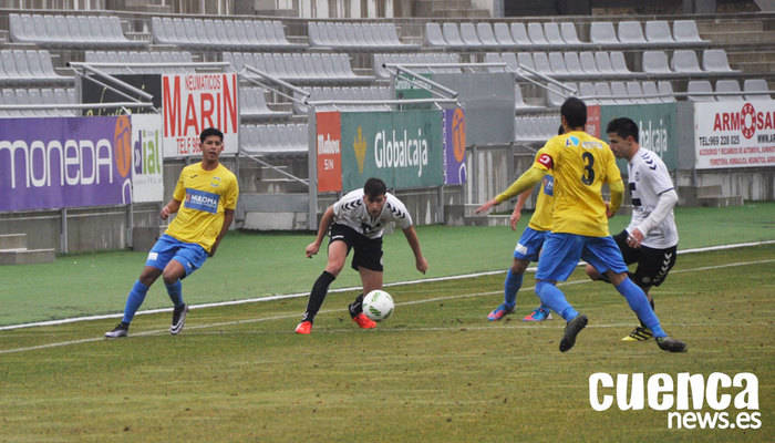Los goles de Tajamata y Gérica llevan al Conquense a la victoria contra CD Yuncos (4-1)
