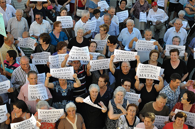 Más de 4.000 personas recuerdan este fin de semana a Cospedal que ‘los recortes en sanidad matan’