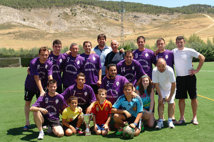  La Asociación Cultural “Soledad del Puente”, gana su cuarto torneo benéfico de fútbol siete