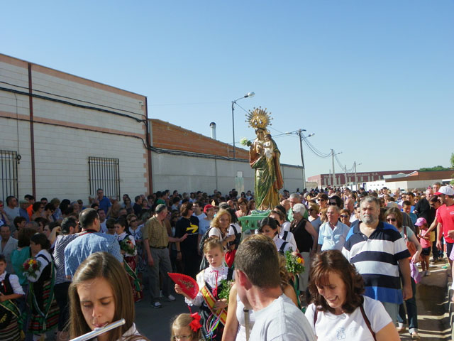 Mota del Cuervo se vuelca con la Virgen de Manjavacas