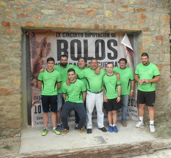 El equipo de Uña lidera el Circuito de Bolos en la Serranía