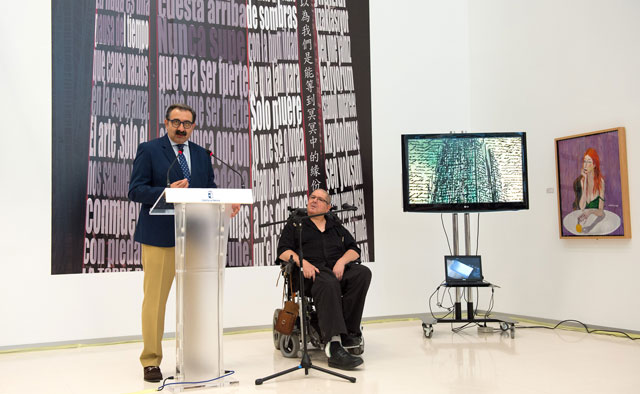  El Hospital de Nacional de Parapléjicos abre sus puertas a la obra del artista y ex paciente Ángel Baltasar