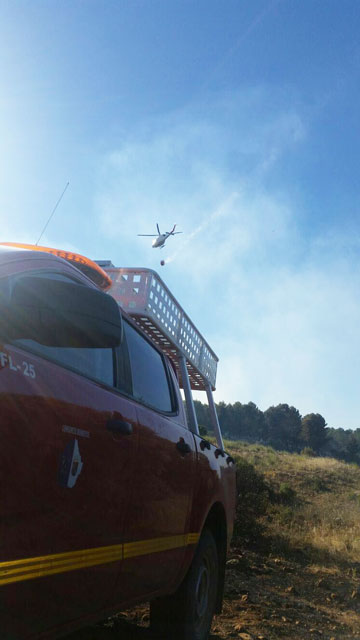 Se declara un incendio forestal en Pinarejo