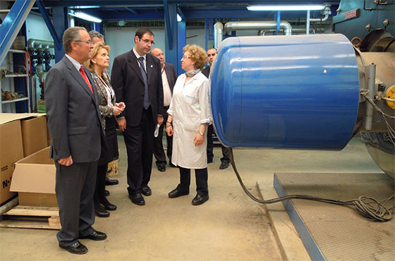 Prieto visita la planta de Olcesa Biodiesel