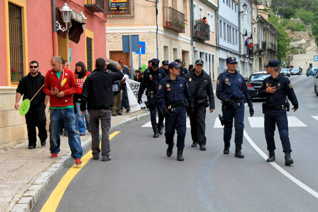 La PAH realizó varias acciones en las que reivindicó el derecho a la vivienda como un derecho humano universal