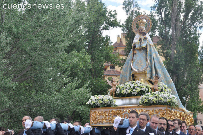 La Virgen de la Luz recorre las calles de la capital 