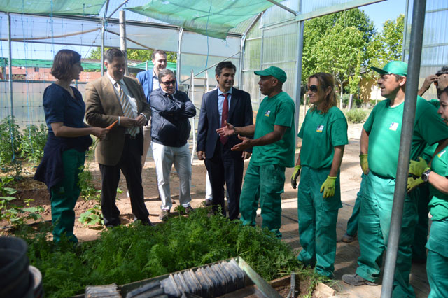 Un grupo de ocho alumnos se forma en el cultivo de productos agroalimentarios ecológicos en invernaderos