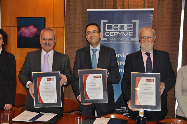 CEOE CEPYME Cuenca supera la auditoría y mantiene sus tres importantes certificaciones de calidad
