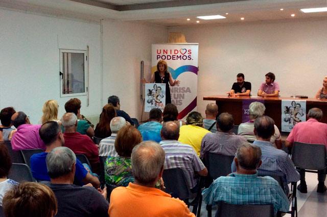 Unidos Podemos pide el voto en Motilla del Palancar a favor de la esperanza y para terminar con el miedo