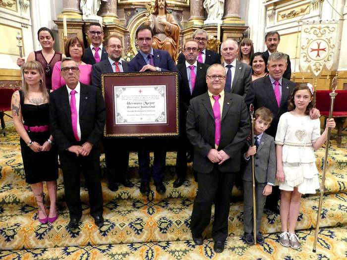 Diputación recibe el título de Hermano Mayor Honorario Institucional de la Venerable Hermandad de la Santa Cena