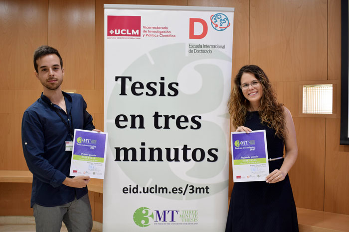 La Escuela Internacional de Doctorado entrega los premios del concurso Tesis en tres minutos