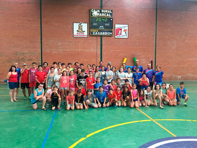 Mota del Cuervo clausura sus escuelas deportivas, que un año más, han batido el récord de participación 