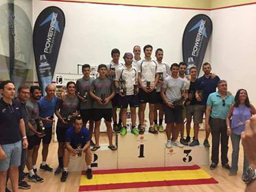 Éxito de organización y participación en el Campeonato de España de Squash por equipos de Clubes 2017