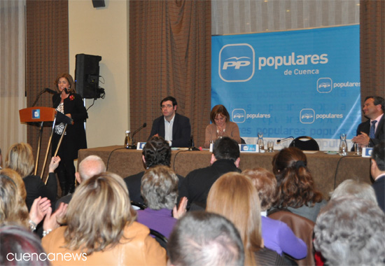 Ana Botella destaca en Cuenca la importancia de las próxima elecciones del 22 de mayo 