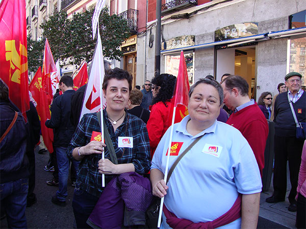 IU de Cuenca participó en la manifestación de Madrid