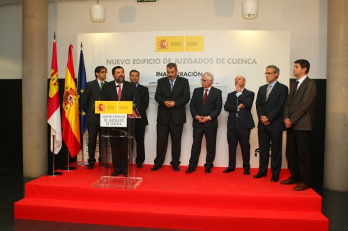 El ministro de Justicia inaugura el nuevo edificio de juzgados de Cuenca