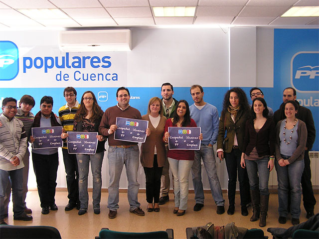 NNGG da a conocer en Cuenca la campaña ‘Cospedal+PP = Jóvenes+Empleo’
