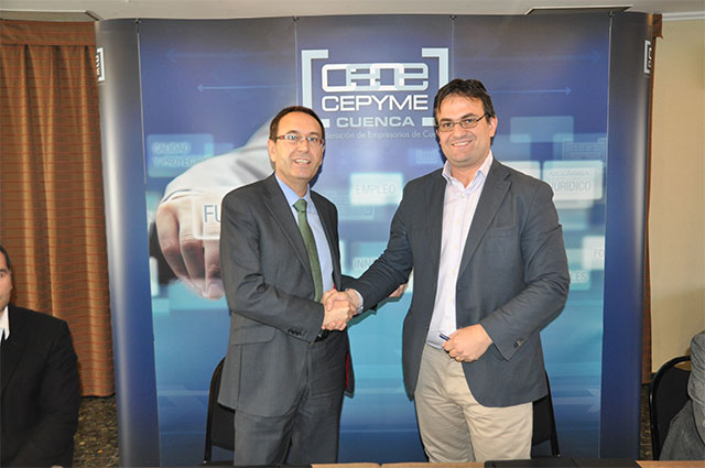 CEOE CEPYME Cuenca y Cuenca Energía firman un convenio para beneficiar a los asociados de la organización empresarial