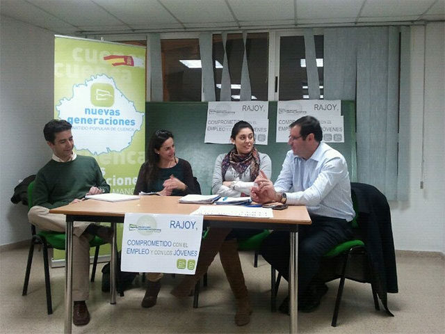 NNGG de Cuenca reúne en Horcajo de Santiago a jóvenes alcaldes y concejales del PP de esta comarca