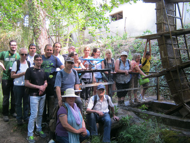 Una ruta botánica celebró el “Día mundial del Agua” en Villalba de la Sierra