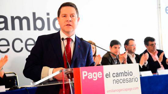 García-Page:'Quiero ser Presidente de C-LM para tener un Gobierno con escrúpulos, cercano, con alma y con corazón que recupere la autoestima de esta tierra'