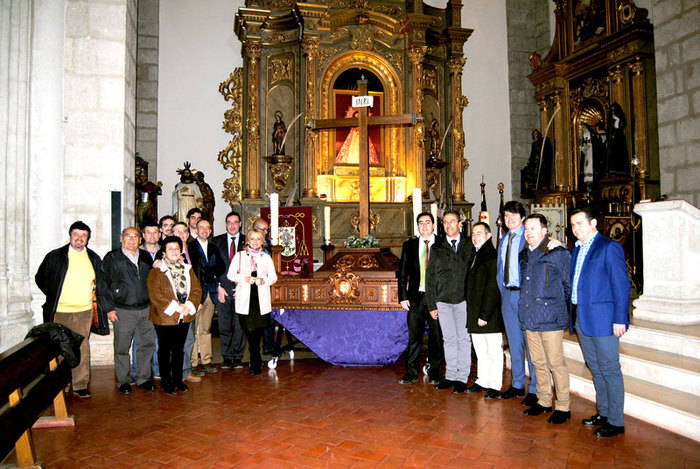 Prieto asiste a la bendición de las andas de la Junta Mayor de Hermandades de Tarancón