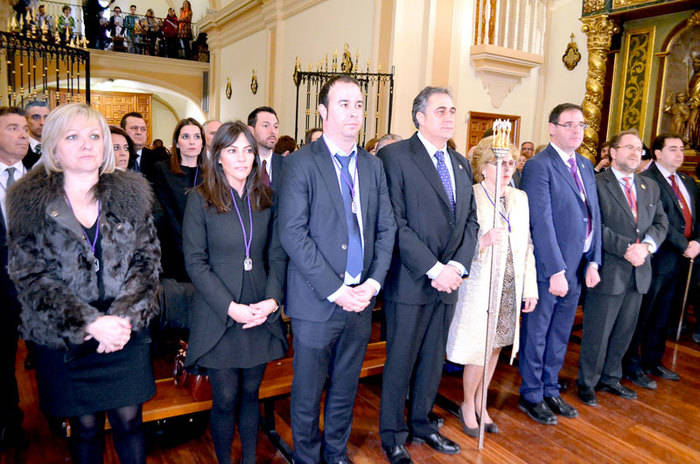 La Corporación Provincial, fiel a la tradición, asiste a la función religiosa en el Santuario de las Angustias