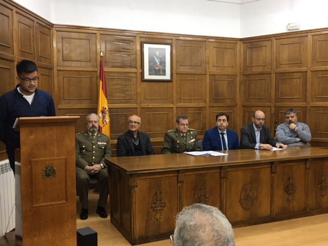 Enrique Serna Valverde, alumno del Instituto Fernando Zóbel, ganador provincial de la 4ª Edición del Concurso Escolar “Carta a un Militar Español”