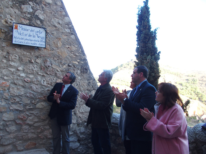 Inaugurado el mirador de Víctor de la Vega, un atractivo más para disfrutar de la hoz del Huécar