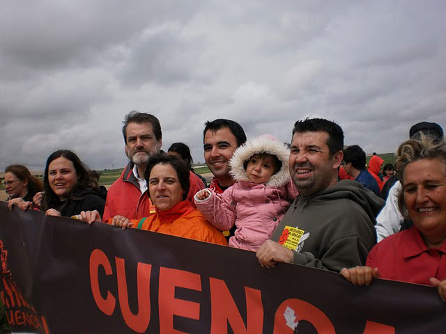 CCOO-Cuenca participó en la II marcha contra el ATC en Villar de Cañas
