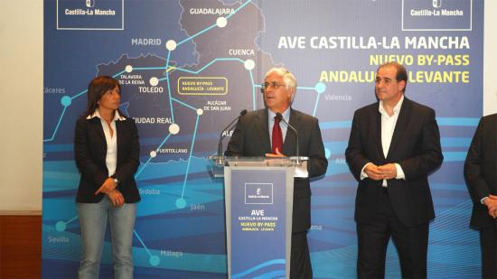 Barreda anuncia un by-pass entre las líneas AVE a Sevilla y Valencia, que consolida a C-LM como la Región mejor comunicada