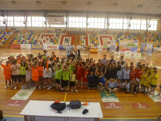 Fiesta final del balonmano escolar de Cuenca