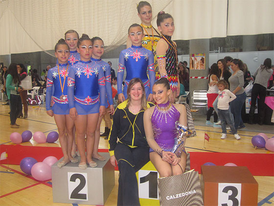 Exitosa participación de las gimnastas del Club Huécar en los diferentes trofeos celebrados