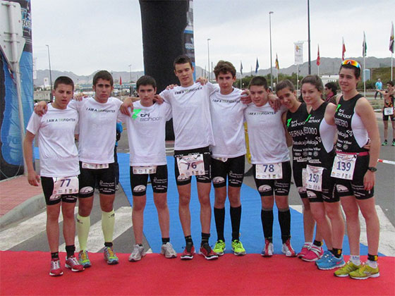 Trischool Cuenca participó en el campeonato de España de duatlón en Águilas (Murcia)