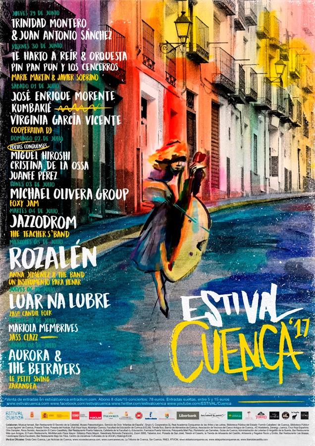  Presentado el cartel de Estival Cuenca 2017