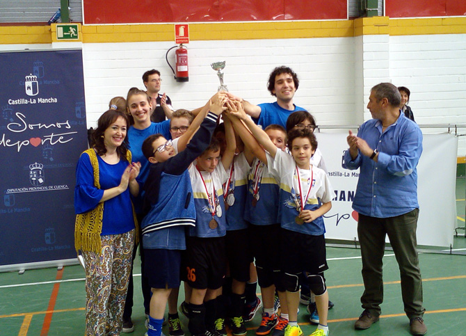 Cuenca acogió la final del Campeonato Regional de Voleibol Alevín Masculino