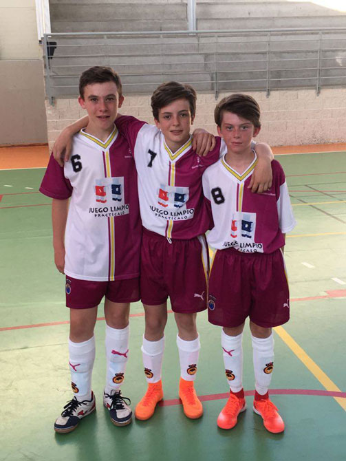 Tres jugadores conquenses participaran en el Torneo Nacional de Fútbol de sala infantil
