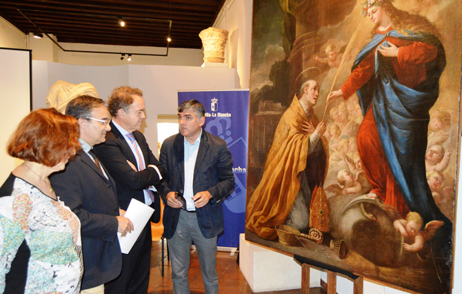 El cuadro ‘San Julián, patrón de Cuenca’, atribuido a Simonelli llega al Museo de Cuenca