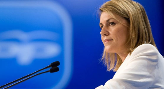 Cospedal pide a los indecisos que se sumen al cambio y apoyen al Partido Popular