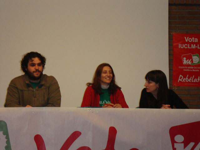 Izquierda Unida-Los Verdes  expuso ayer su programa electoral ante la ciudadanía de Tarancón