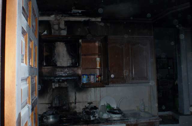 Sale ardiendo una cocina en Buencahe de Alarcón 
