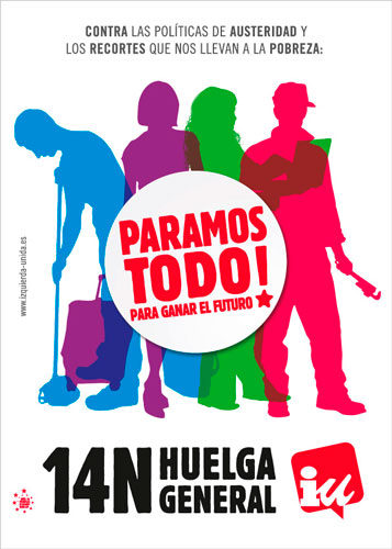 IU Mota apoya la Huelga General del 14N