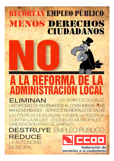 CCOO organiza actos informativos en El edernoso y Las Mesas