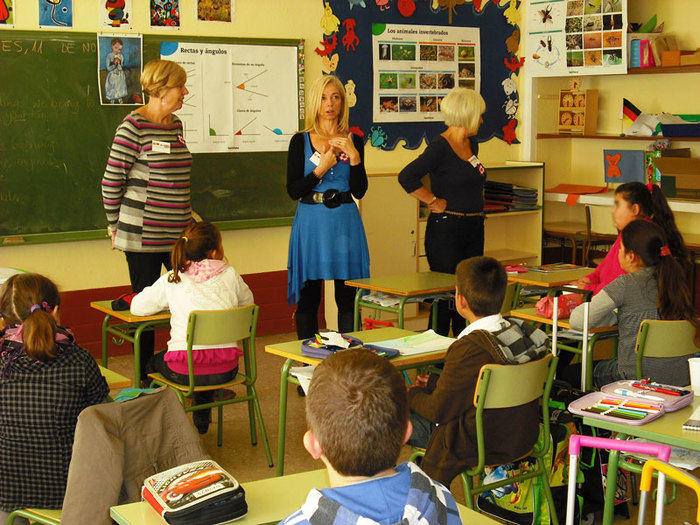 El CRA Campos de la Alcarria recibe maestros de los colegios europeos con los que ha compartido el programa europeo Comenius