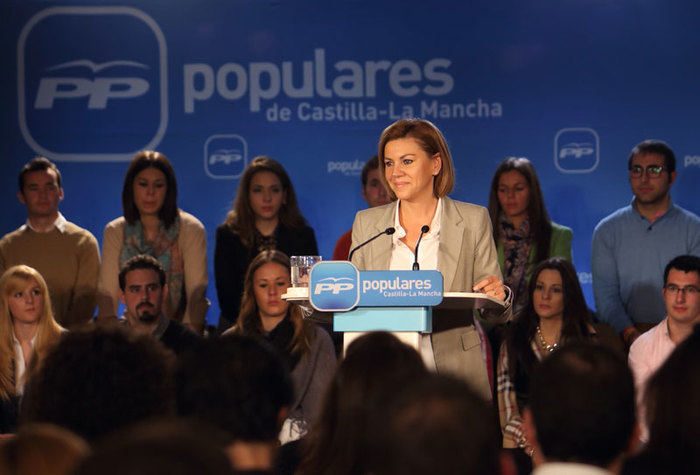 Cospedal: “Cualquier intento de cambiar la igualdad de todos los españoles tendrá al PP enfrente”