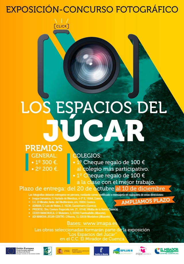 Ampliado el plazo para participar en la exposición-concurso de fotografía ‘Los espacios del Júcar’